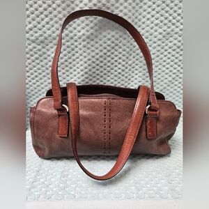 Fossil Brown Leather Vintage Shoulder Bag